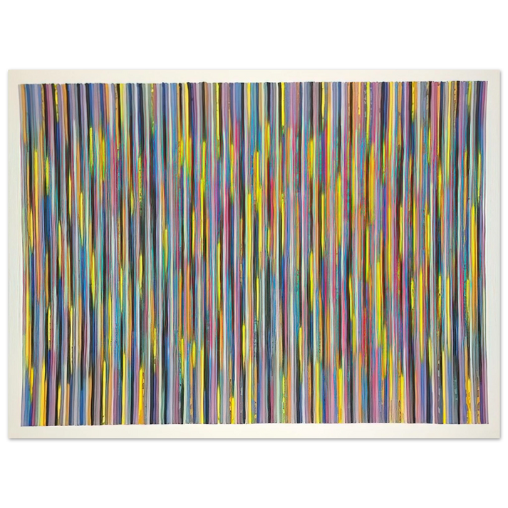 Gene Davis - Joy Ride - 1981  75x100 cm / 30x40inches Fine Art Poster