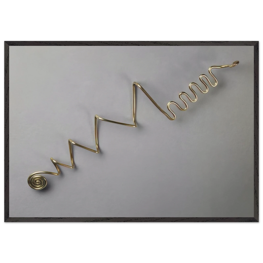 SCISSOR GUARD 1940 - Alexander Calder 70x100 cm / 28x40 inches Framed Art Print – Black Wooden Frame