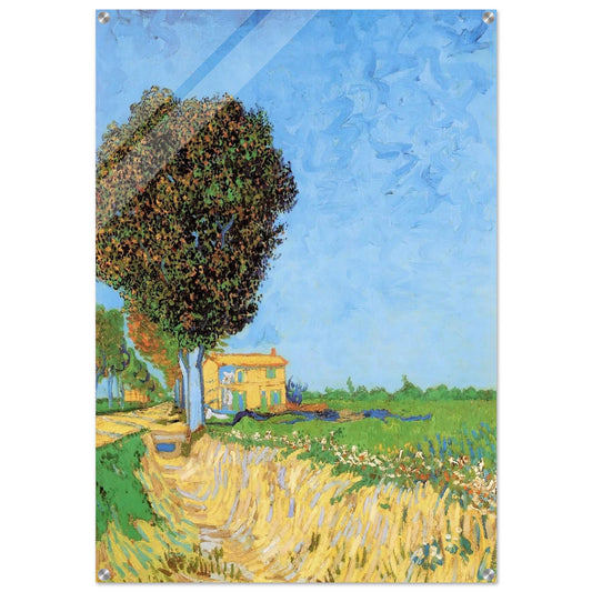 A Lane near Arles - Vincent van Gogh Acrylic Print - 70x100 cm / 28x40″ inches
