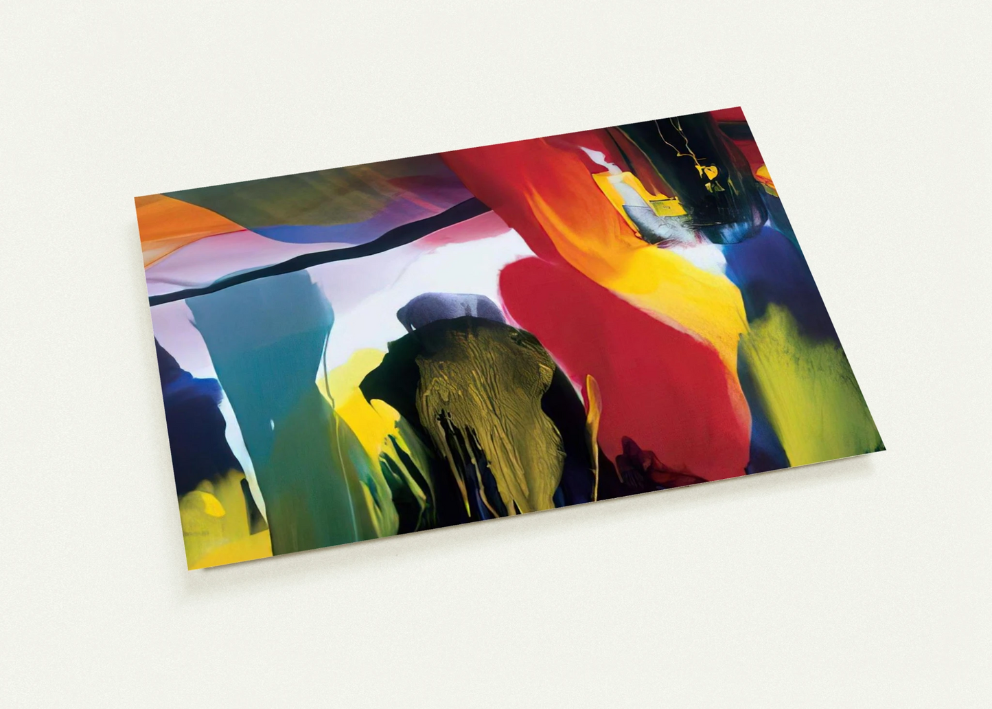 Phenomena Solstice Encounter By Paul Jenkins Pack of 10 Post Cards | Paul Jenkins Post Cards | A6 (10.5 x 14.8 cm) - 4.1 x 5.8 inches