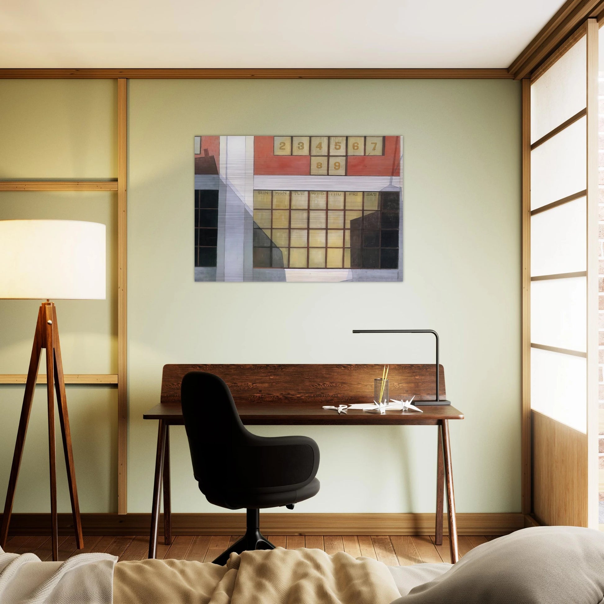 Business - 1921 - Charles Demuth Brushed Aluminum Print - 70x100 cm / 28x40 inches | Charles Demuth Aluminum Print | Charles Demuth Prints