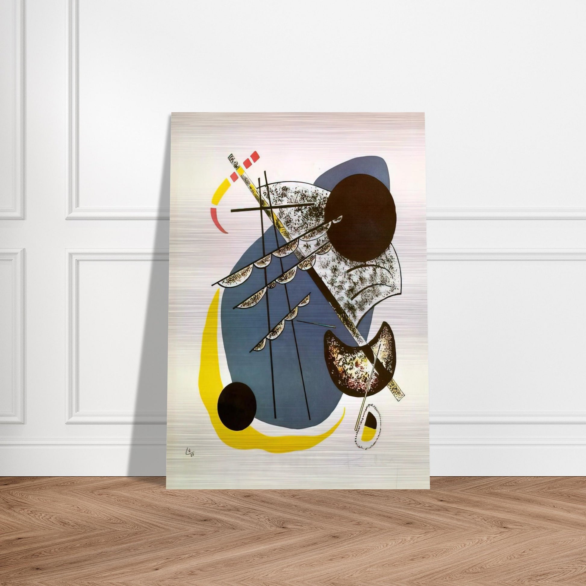 SMALL WORLDS II 1922 - Wassily Kandinsky Brushed Aluminum Print - 70x100 cm / 28x40 inches | Wassily Kandinsky Aluminum Print | Wassily Kandinsky Prints