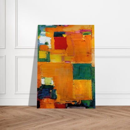 Kaleidos - Hans Hofmann Brushed Aluminum Print - 70x100 cm / 28x40 inches | Hans Hofmann Aluminum Print | Hans Hofmann Prints