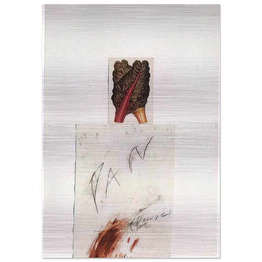 Pan - Cy Twombly Brushed Aluminum Print - 70x100 cm / 28x40 inches | Cy Twombly Aluminum Print | Cy Twombly Prints