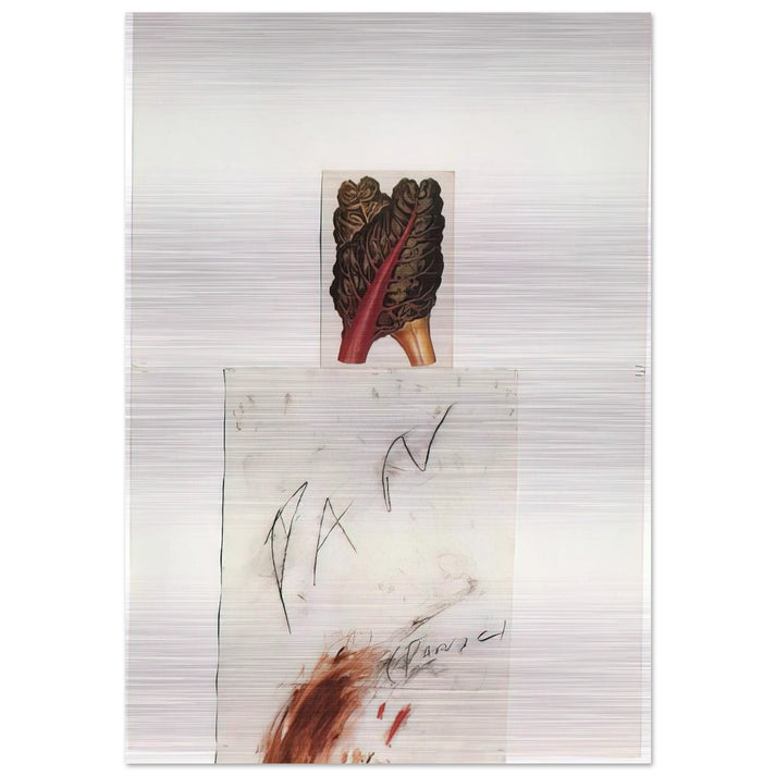Pan - Cy Twombly Brushed Aluminum Print - 70x100 cm / 28x40 inches | Cy Twombly Aluminum Print | Cy Twombly Prints