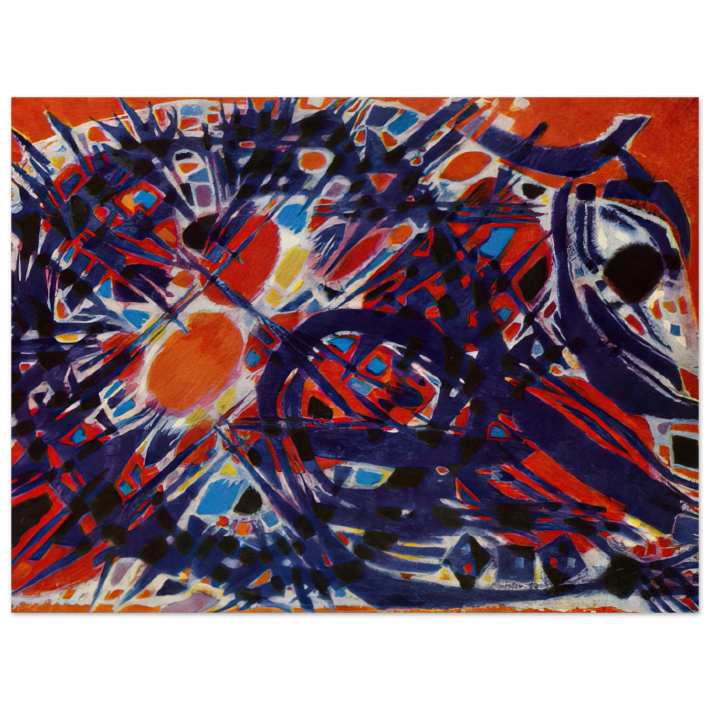 Alfred Manessier - Couronne d'Ã©pines - 1954  75x100 cm / 30x40inches Fine Art Poster