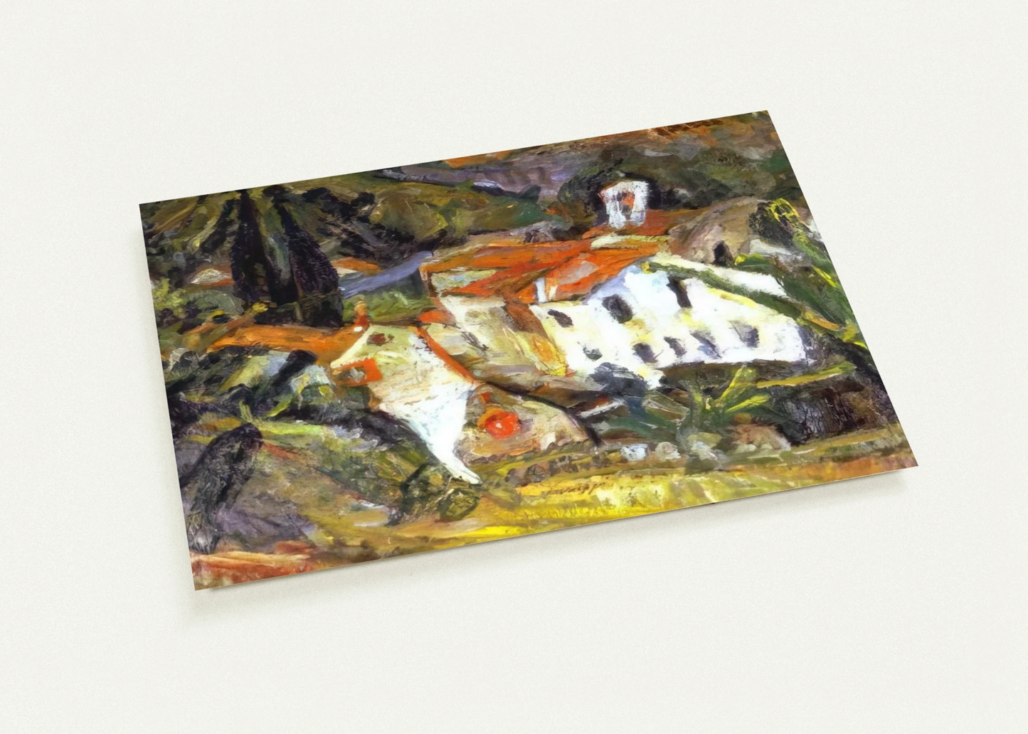 CERET LANSCAPE By Chaim Soutine Pack of 10 Post Cards | Chaim Soutine Post Cards | A6 (10.5 x 14.8 cm) - 4.1 x 5.8 inches