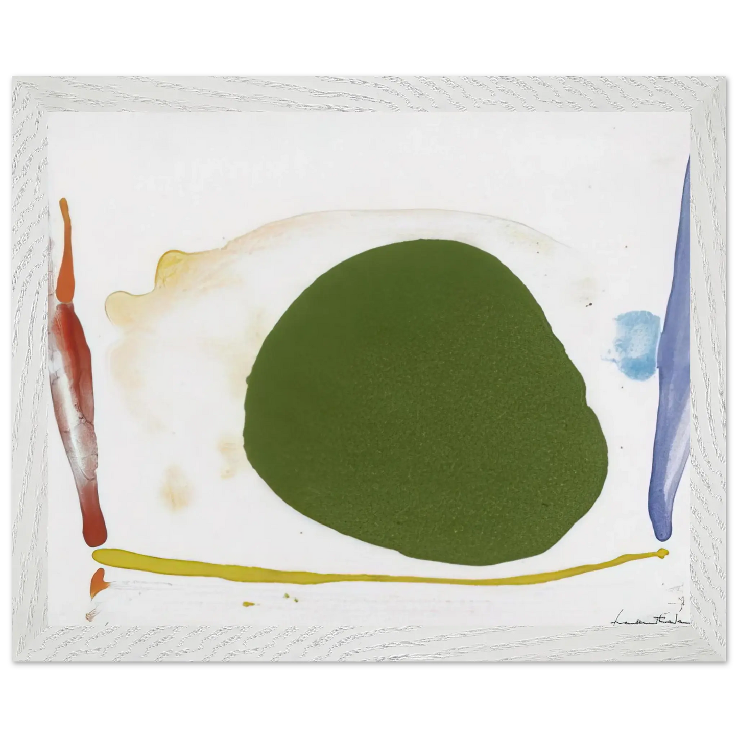 Helen Frankenthaler - Thanksgiving Day - 1973 Wall art - 40x60 cm / 16x24 Inches - Fine Art Poster - -