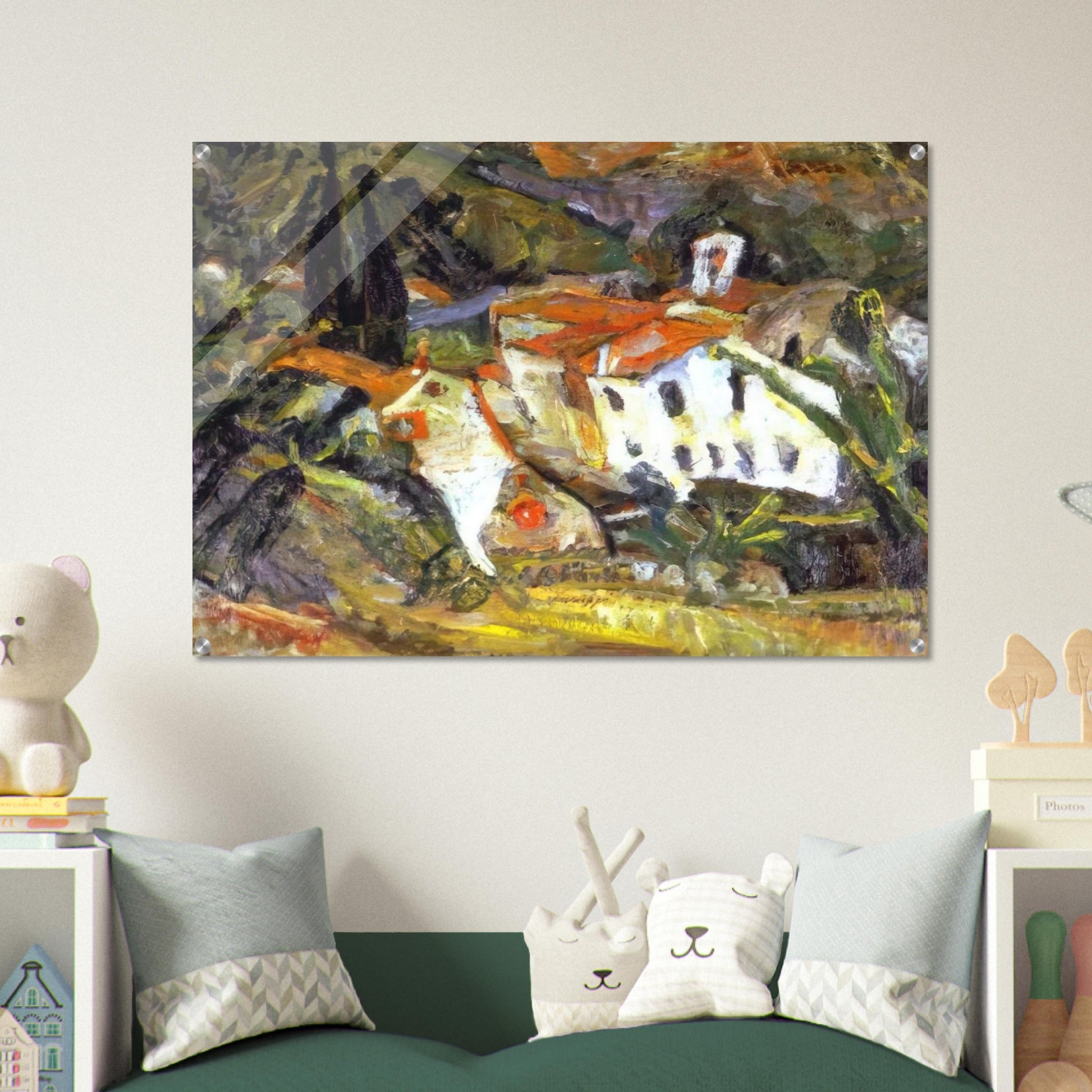 CERET LANSCAPE - Chaim Soutine Acrylic Print - 70x100 cm / 28x40″ inches