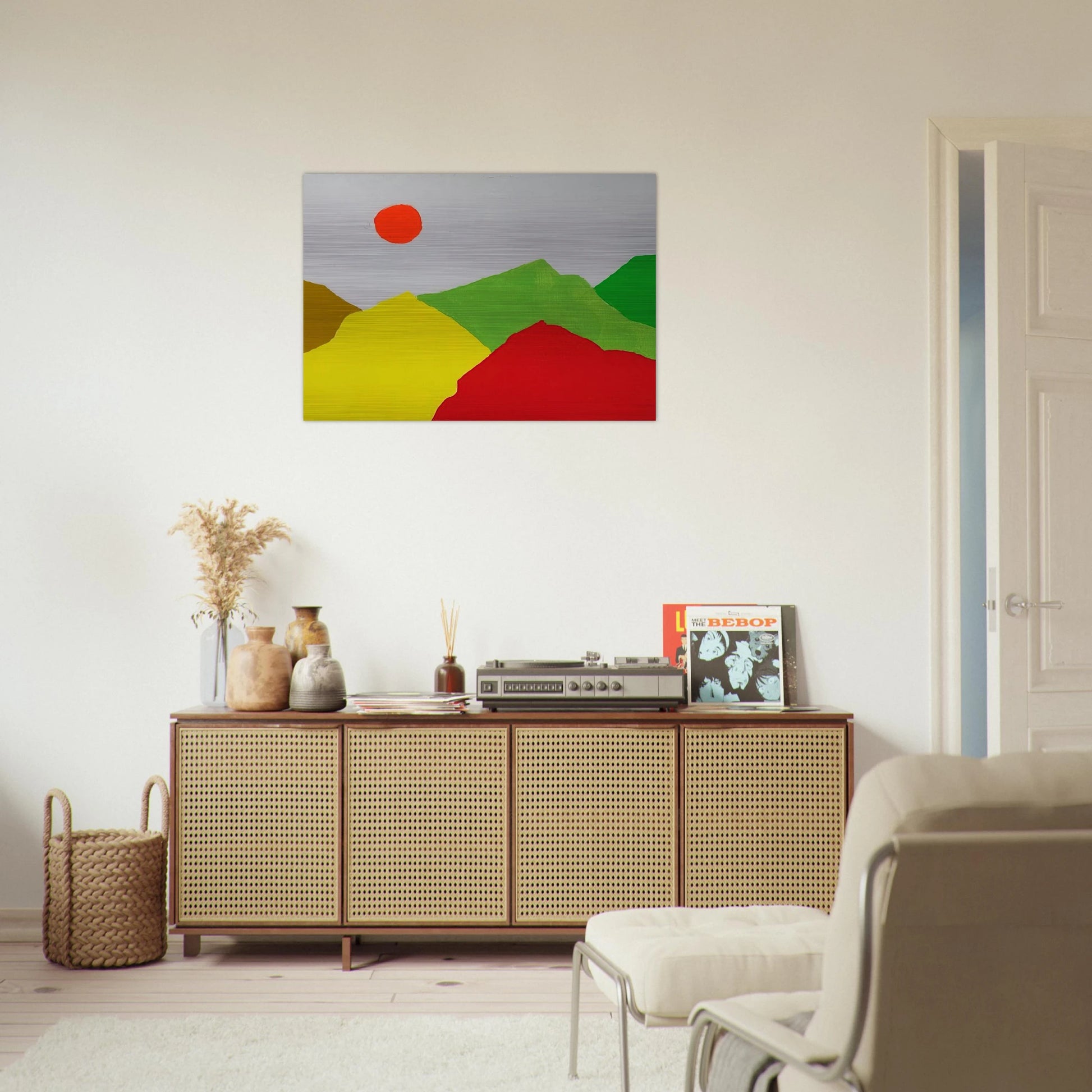 Untitled - 2013 - Etel Adnan Brushed Aluminum Print - 70x100 cm / 28x40 inches | Etel Adnan Aluminum Print | Etel Adnan Prints