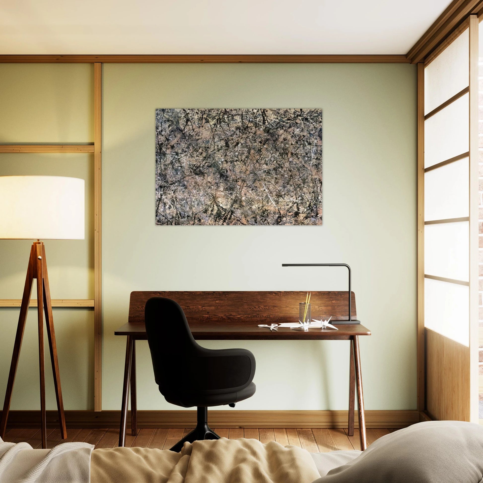 NUMBER 1 LAVENDER MIST 1950 1 - Jackson Pollock Brushed Aluminum Print - 70x100 cm / 28x40 inches | Jackson Pollock Aluminum Print | Jackson Pollock Prints