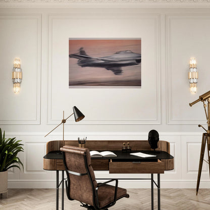 JET FIGHTER 1963 - Gerhard Richter Brushed Aluminum Print - 70x100 cm / 28x40 inches | Gerhard Richter Aluminum Print | Gerhard Richter Prints