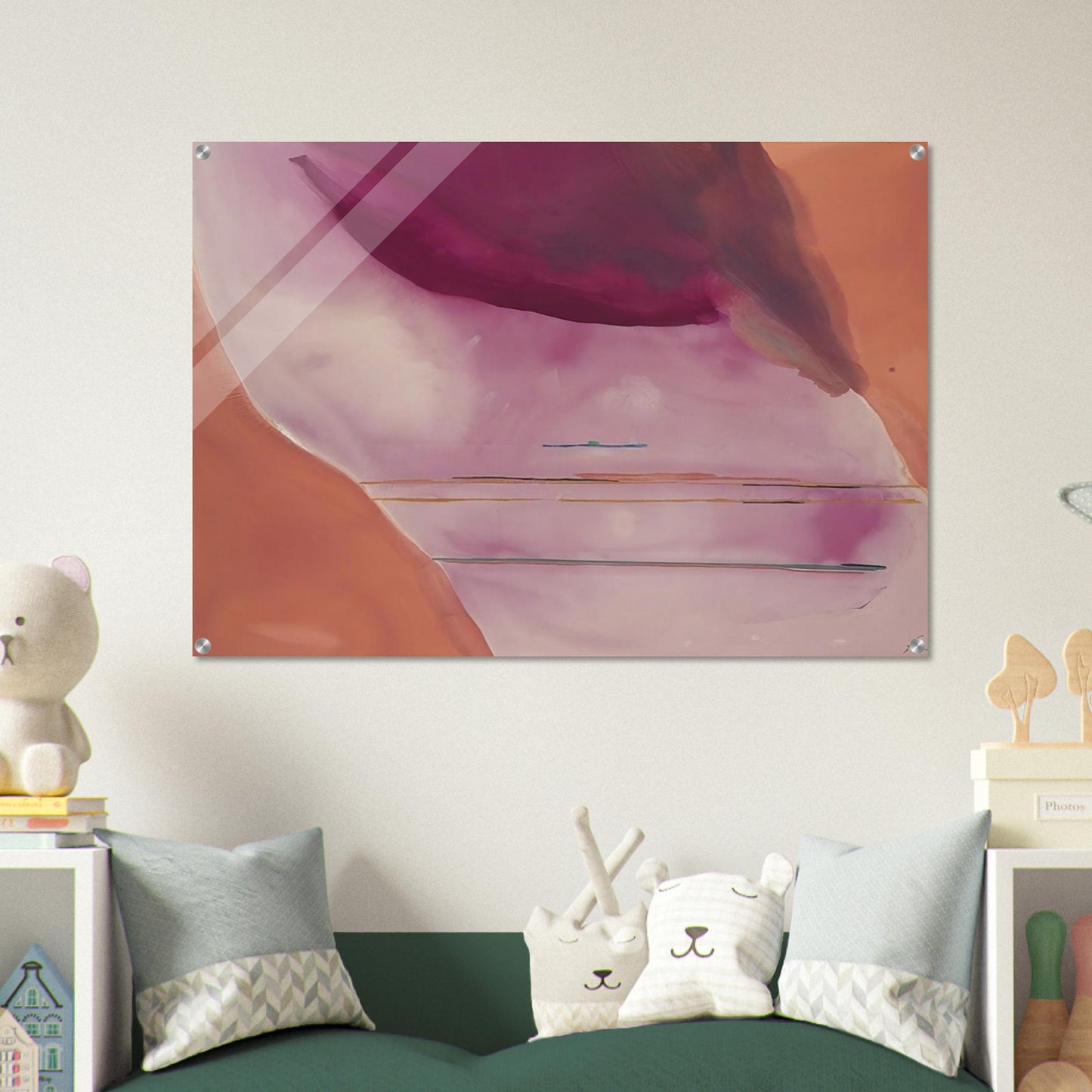 Pendulum - 1972 - Helen Frankenthaler Acrylic Print - 70x100 cm / 28x40″ inches