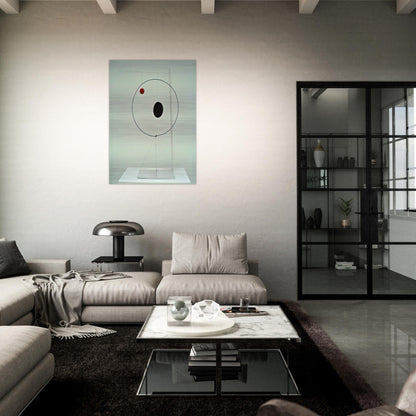 OBJECT WITH RED BALL 1931 - Alexander Calder Brushed Aluminum Print - 70x100 cm / 28x40 inches | Alexander Calder Aluminum Print | Alexander Calder Prints