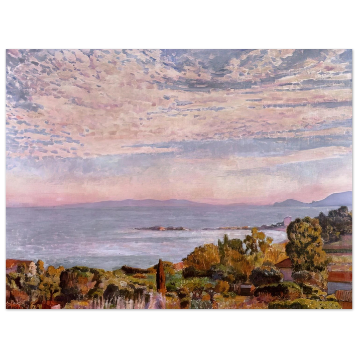 Theo van Rysselberghe - THE BAY OF ST CLAIR 1923  75x100 cm / 30x40inches Fine Art Poster