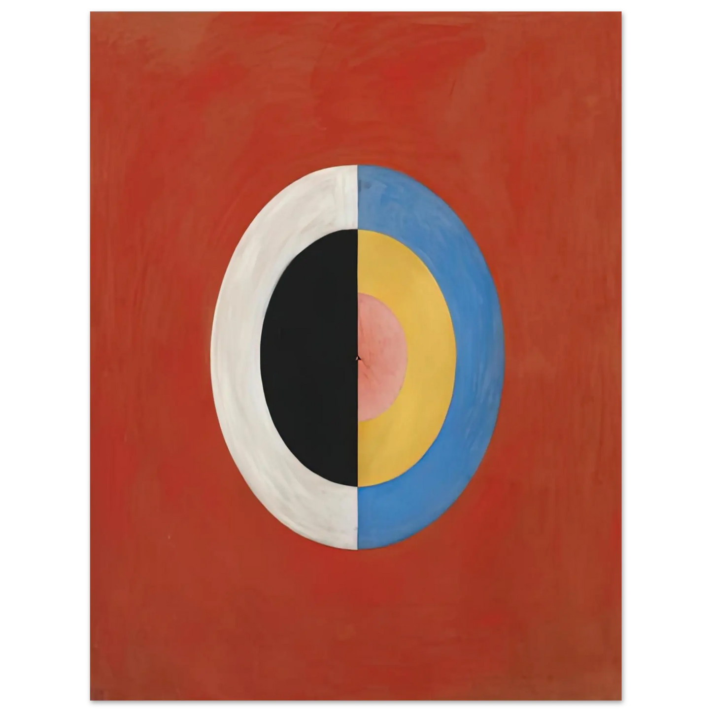 Hilma af Klint - THE SWAN NO 17 1915 0 Wall art - 75x100 cm / 30x40 Inches - Fine Art Poster - -