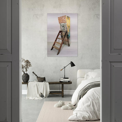 PATRICIAN BARNACLE SCALE 1981 - Robert Rauschenberg Brushed Aluminum Print - 70x100 cm / 28x40 inches | Robert Rauschenberg Aluminum Print | Robert Rauschenberg Prints