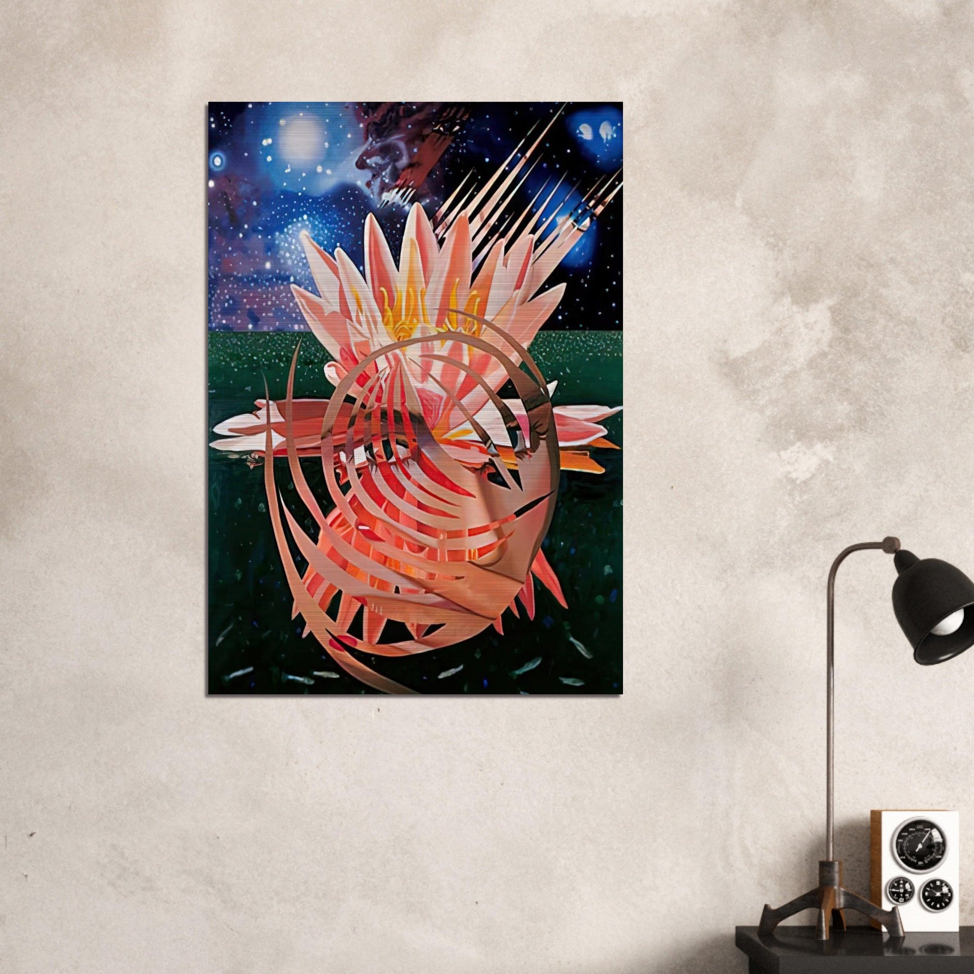 Welcome to the Water Planet - James Rosenquist Brushed Aluminum Print - 70x100 cm / 28x40 inches | James Rosenquist Aluminum Print | James Rosenquist Prints