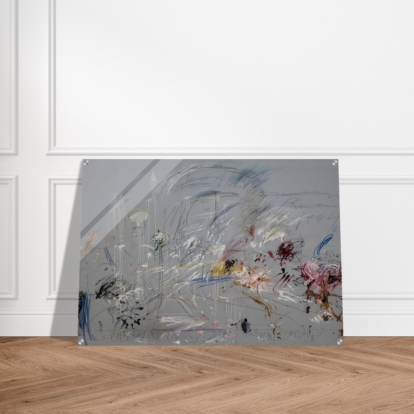 School of Athens - Cy Twombly Acrylic Print - 70x100 cm / 28x40″ inches