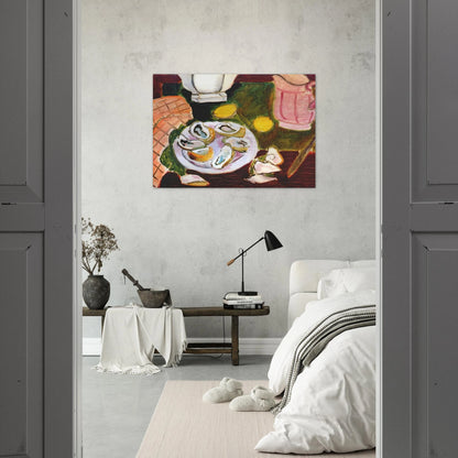 OYSTERS 1940 - Henri Matisse Brushed Aluminum Print - 70x100 cm / 28x40 inches | Henri Matisse Aluminum Print | Henri Matisse Prints