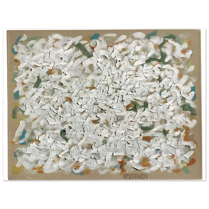Robert Ryman - Untitled - 1963  75x100 cm / 30x40inches Fine Art Poster