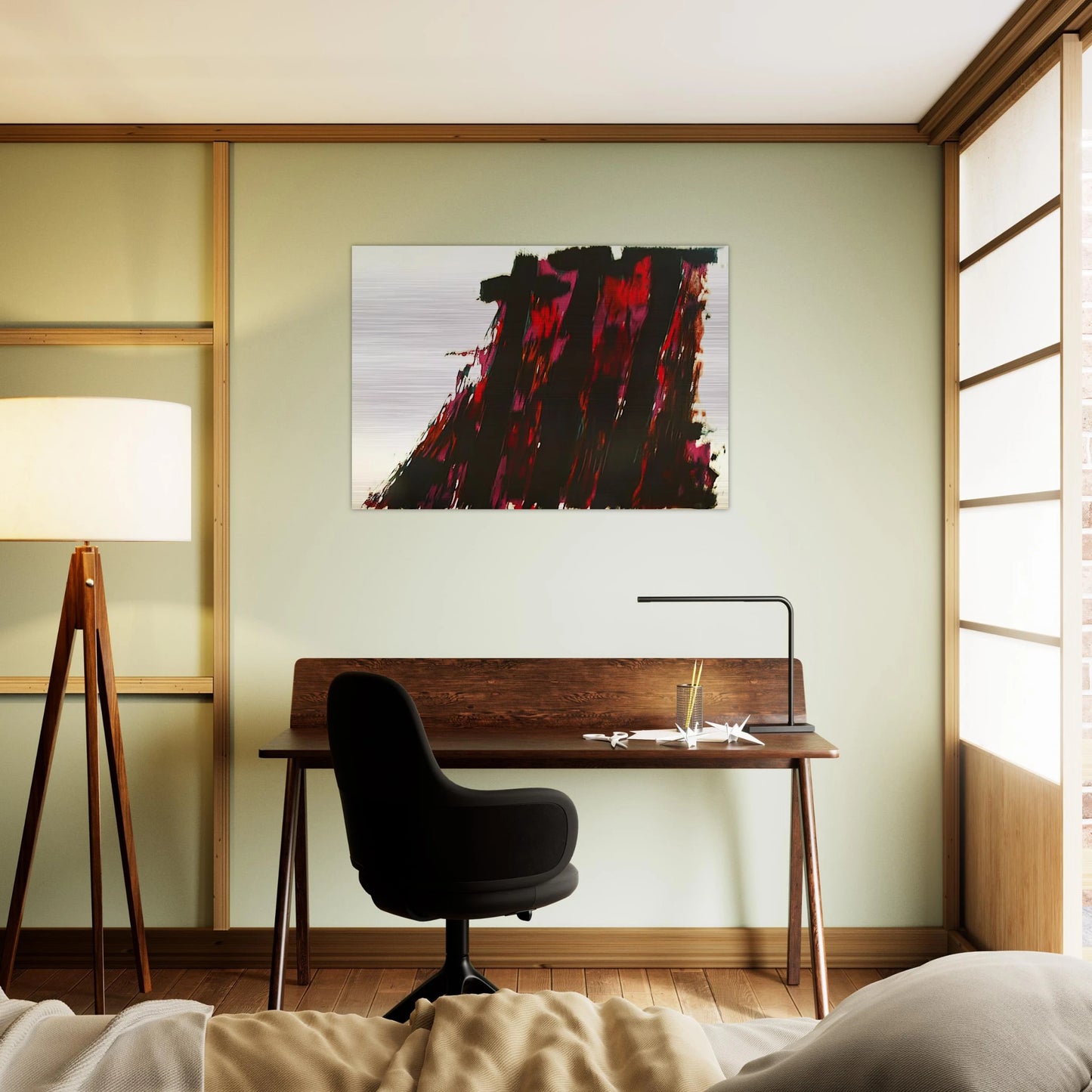 Le Crucifiement - 1978 - Alfred Manessier Brushed Aluminum Print - 70x100 cm / 28x40 inches | Alfred Manessier Aluminum Print | Alfred Manessier Prints