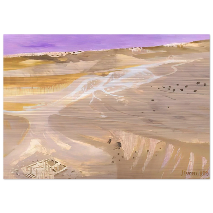Desert - 1989 - Mary Fedden Brushed Aluminum Print - 70x100 cm / 28x40 inches | Mary Fedden Aluminum Print | Mary Fedden Prints