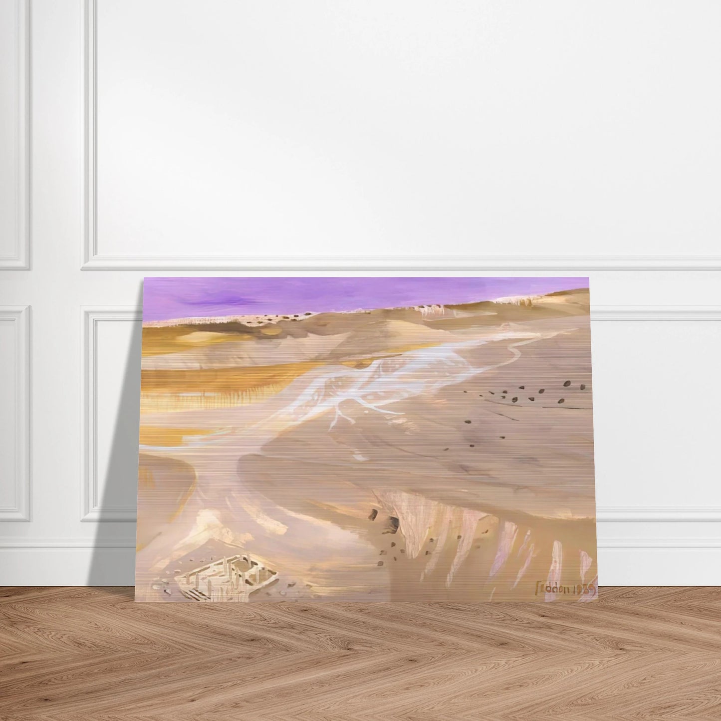 Desert - 1989 - Mary Fedden Brushed Aluminum Print - 70x100 cm / 28x40 inches | Mary Fedden Aluminum Print | Mary Fedden Prints