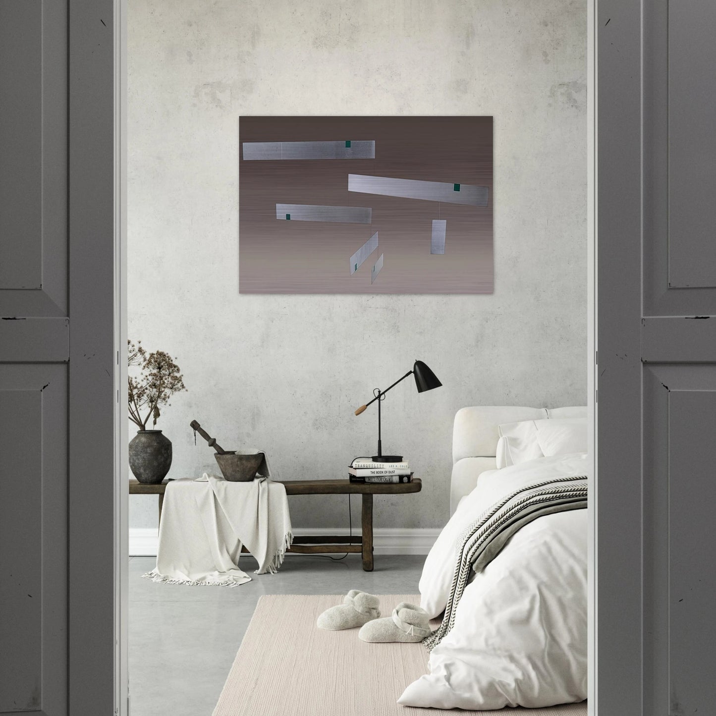 Macchina inutile - 1956 - Bruno Munari Brushed Aluminum Print - 70x100 cm / 28x40 inches | Bruno Munari Aluminum Print | Bruno Munari Prints