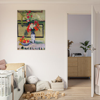 FLOWERS AND FRUIT 1909 - Henri Matisse Brushed Aluminum Print - 70x100 cm / 28x40 inches | Henri Matisse Aluminum Print | Henri Matisse Prints