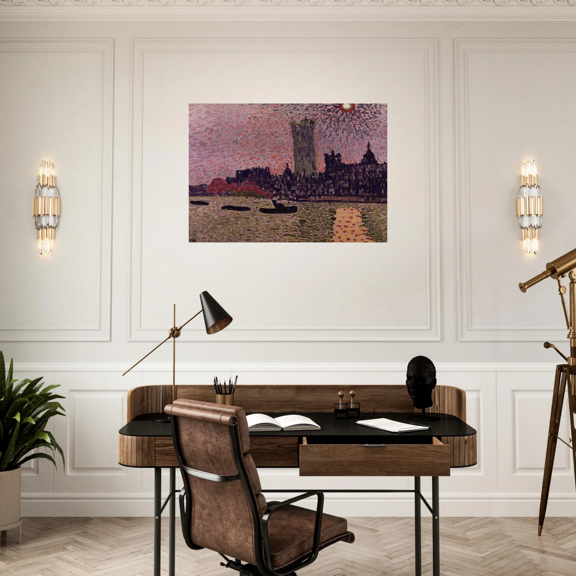 WESTMINSTER 1905 - Andre Derain Brushed Aluminum Print - 70x100 cm / 28x40 inches | Andre Derain Aluminum Print | Andre Derain Prints