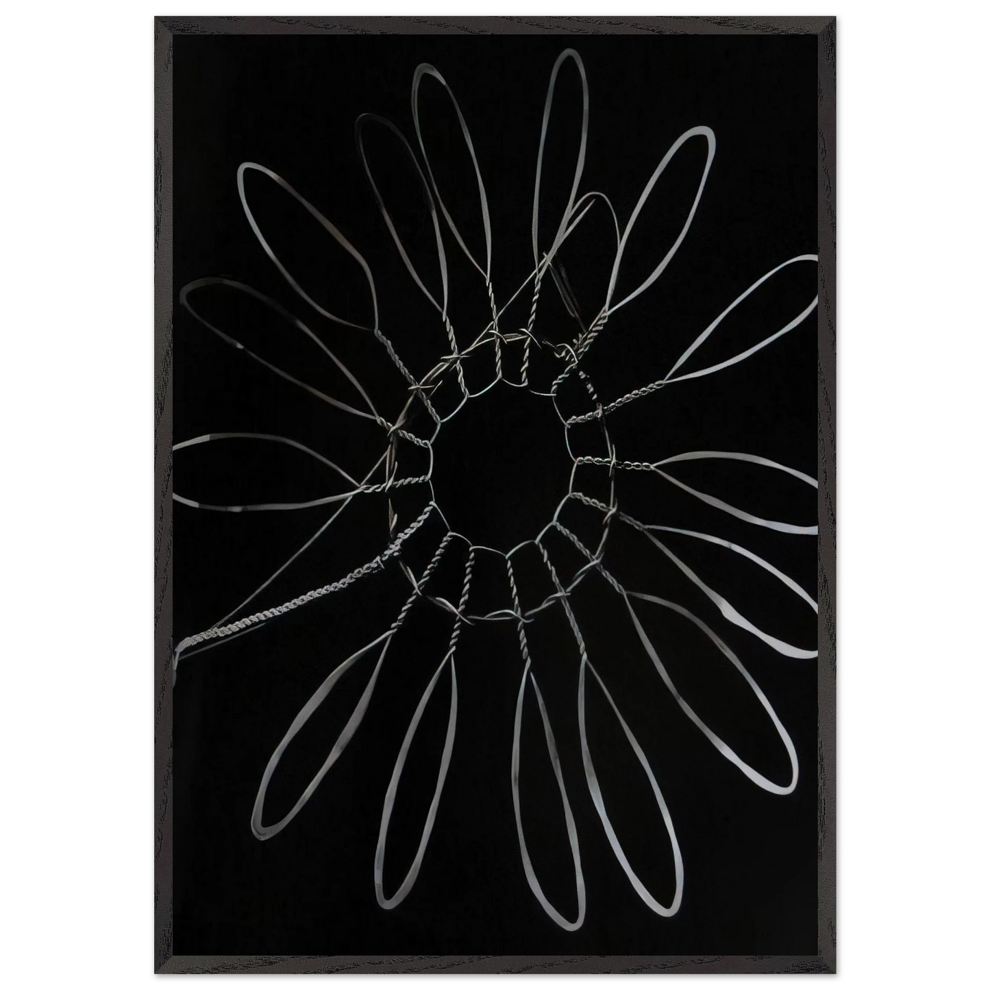 BROOCH 1936 - Alexander Calder 70x100 cm / 28x40 inches Framed Art Print – Black Wooden Frame