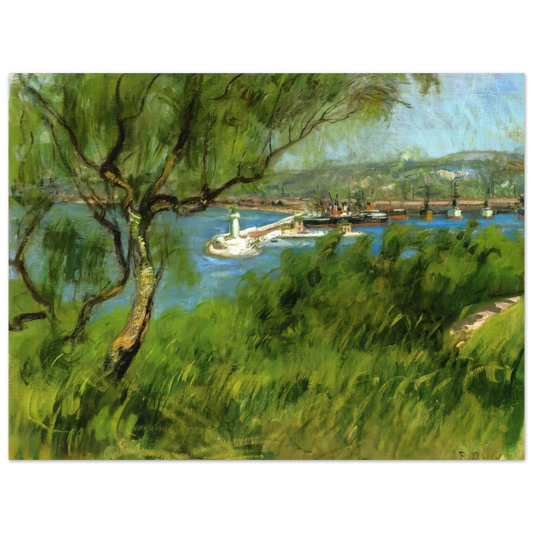Raoul Dufy - VIEW OF A PORT  75x100 cm / 30x40inches Fine Art Poster