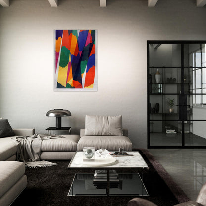 Wait - Untitled XIX - 1968 - Piero Dorazio Brushed Aluminum Print - 70x100 cm / 28x40 inches | Piero Dorazio Aluminum Print | Piero Dorazio Prints