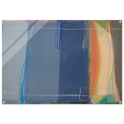 Yours and Mine - 1993 - Larry Zox Acrylic Print - 70x100 cm / 28x40″ inches