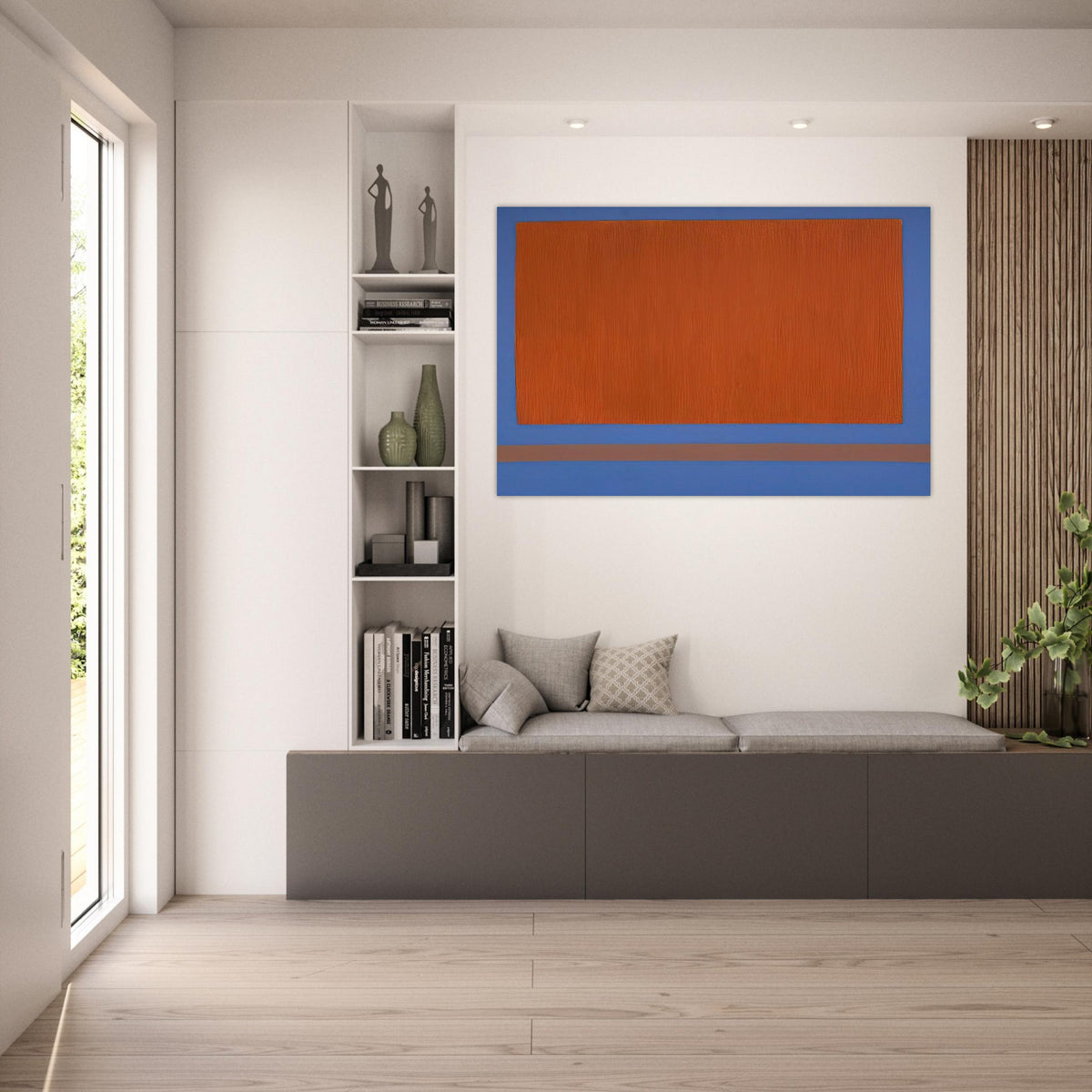Classic Yellow Sun-Box - 1968 - Theodoros Stamos Art Prints - 100x150 cm / 40x60″ inches | Theodoros Stamos Poster | Theodoros Stamos Prints