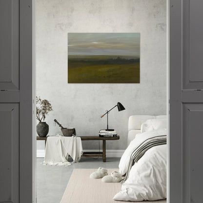 San Leandro Bay - Tonalism - Xavier Martinez Brushed Aluminum Print - 70x100 cm / 28x40 inches | Xavier Martinez Aluminum Print | Xavier Martinez Prints