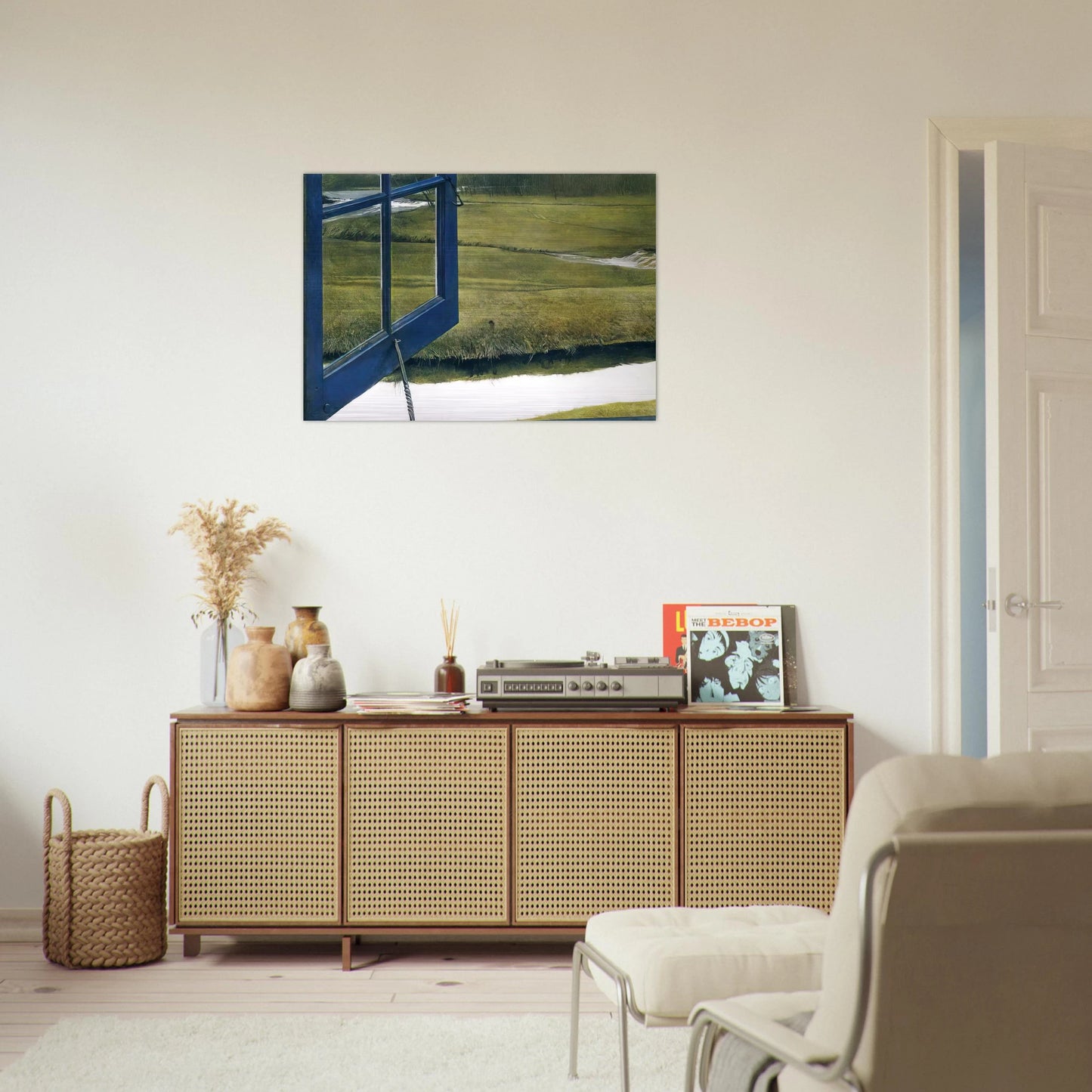 LOVE IN THE AFTERNOON - Andrew Wyeth Brushed Aluminum Print - 70x100 cm / 28x40 inches | Andrew Wyeth Aluminum Print | Andrew Wyeth Prints