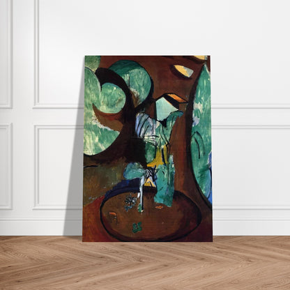GARDEN AT ISSY - Henri Matisse Brushed Aluminum Print - 70x100 cm / 28x40 inches | Henri Matisse Aluminum Print | Henri Matisse Prints