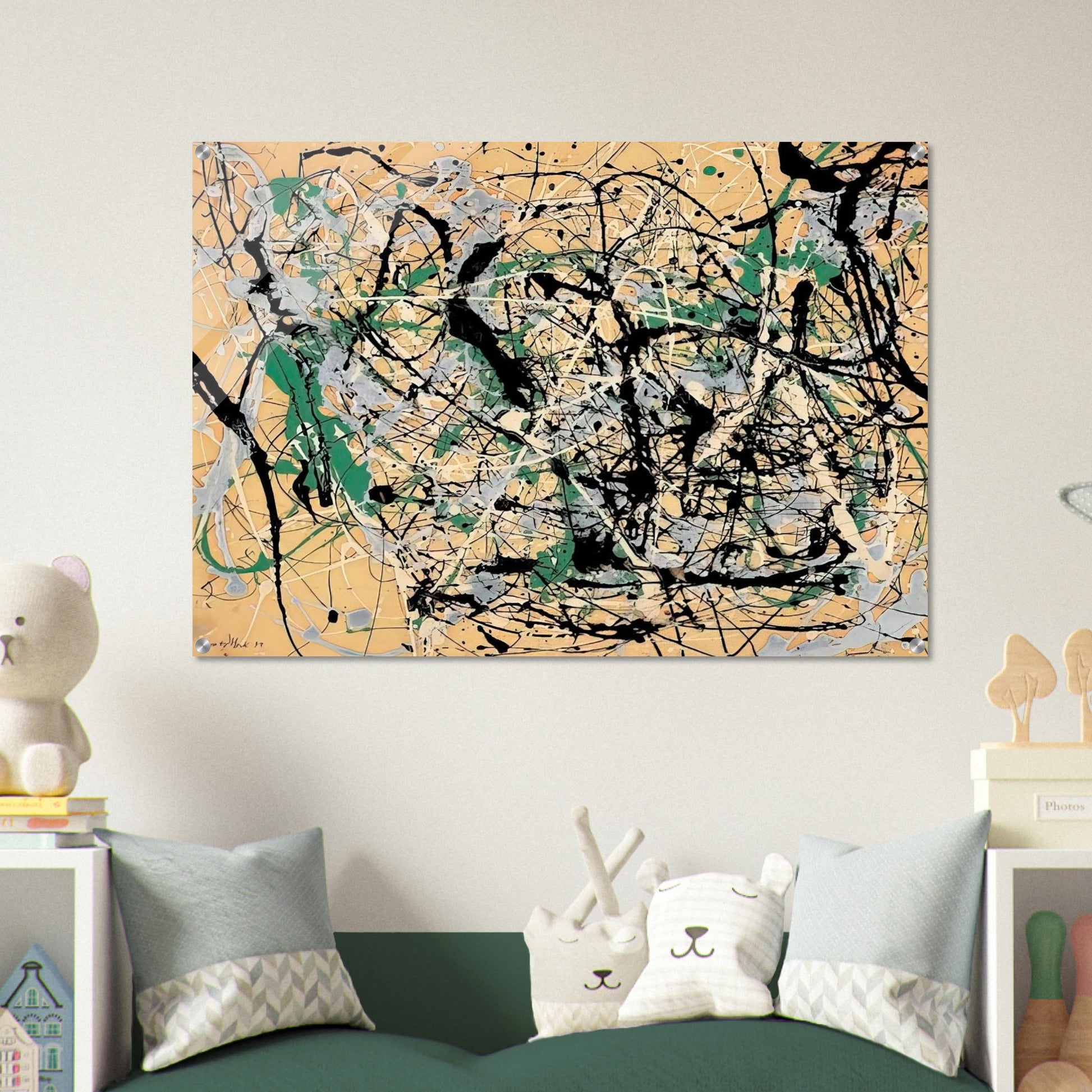 NUMBER 17 1949 - Jackson Pollock Acrylic Print - 70x100 cm / 28x40″ inches