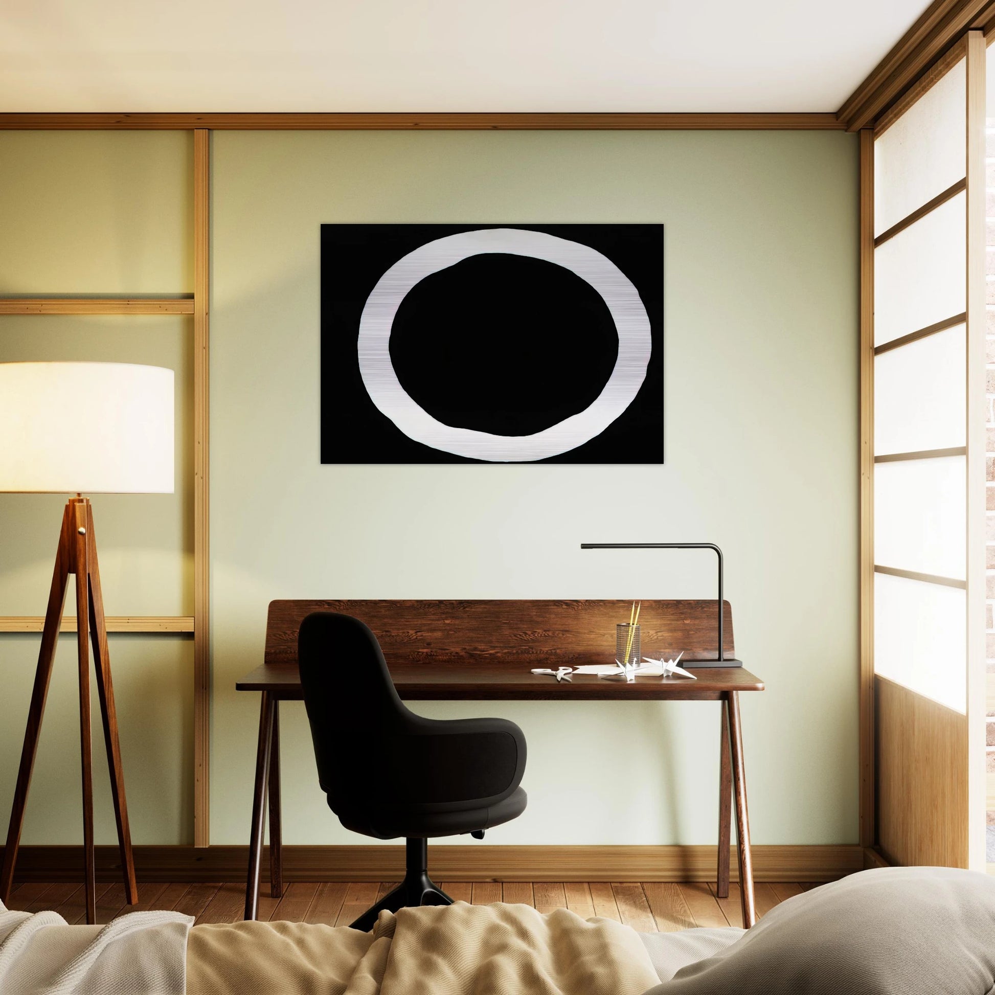 To Martha's Memory - 1970 - Jiro Yoshihara Brushed Aluminum Print - 70x100 cm / 28x40 inches | Jiro Yoshihara Aluminum Print | Jiro Yoshihara Prints