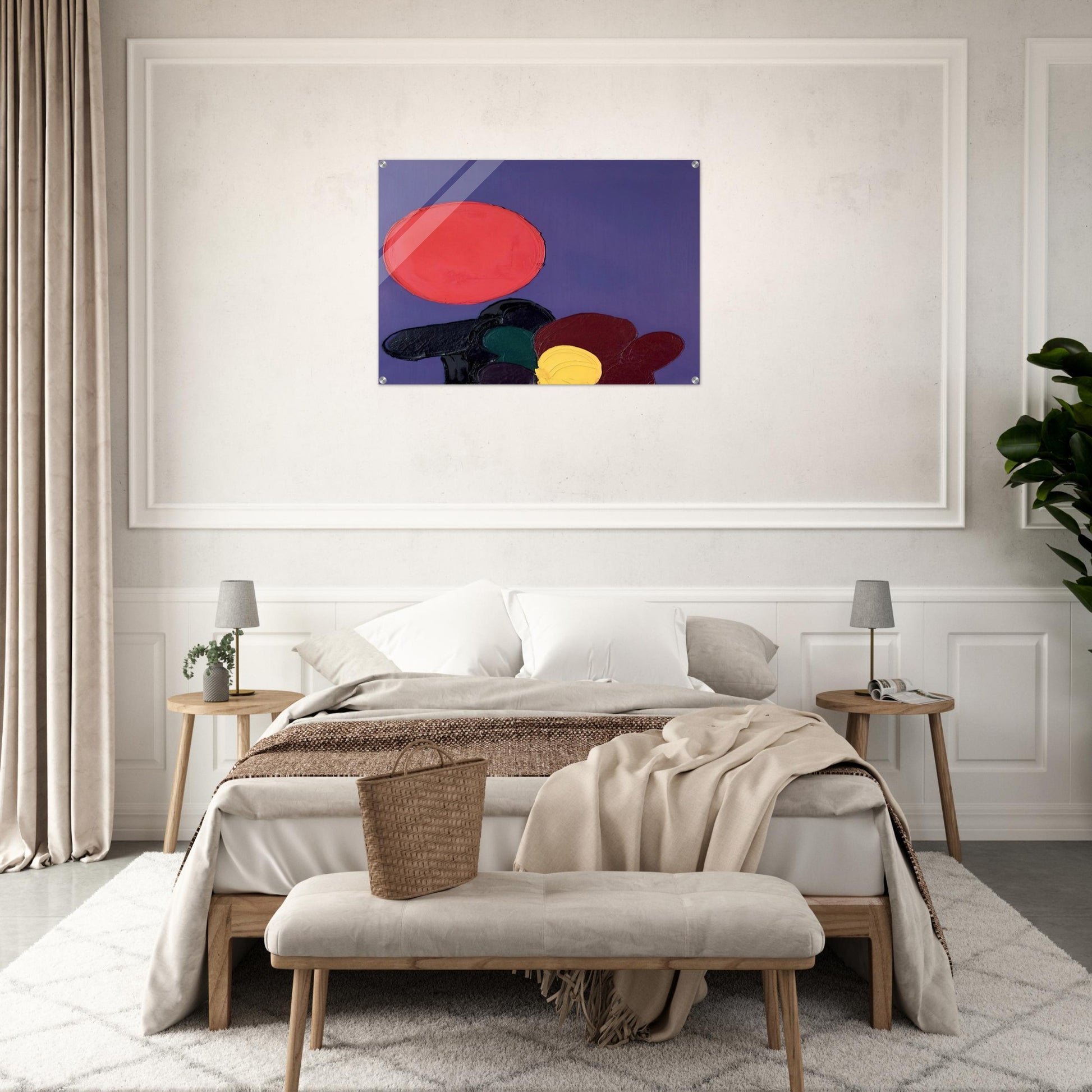 UNTITLED 1971 - Luis Feito Acrylic Print - 70x100 cm / 28x40″ inches