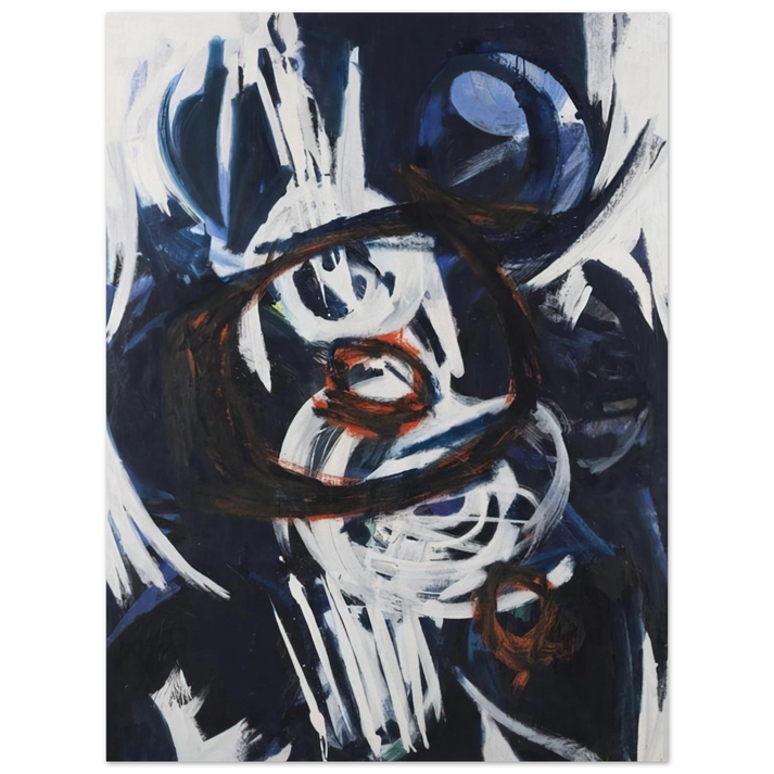 Ernst Wilhelm Nay - Crescendo - 1963  75x100 cm / 30x40inches Fine Art Poster