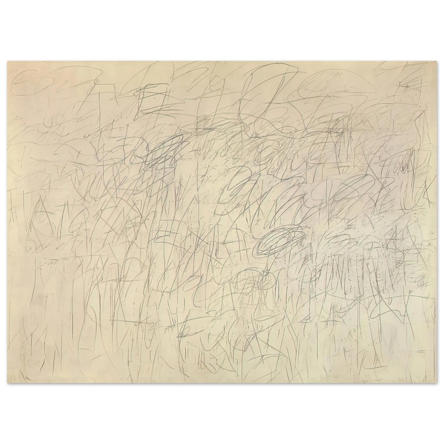 Cy Twombly - Academy  75x100 cm / 30x40inches Fine Art Poster