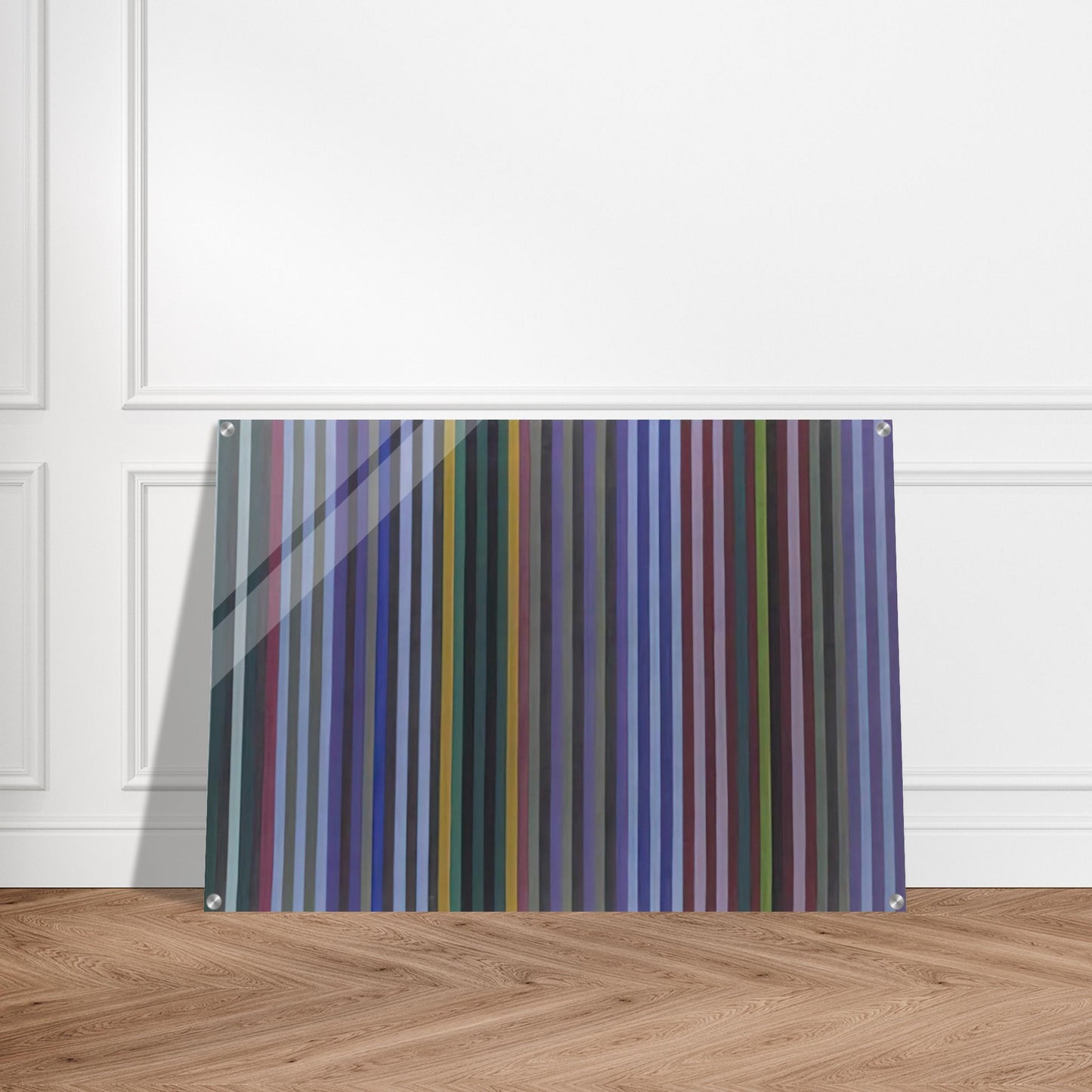 Mohawk - 1970 - Gene Davis Acrylic Print - 70x100 cm / 28x40″ inches | Gene Davis Wall Art | Gene Davis Prints