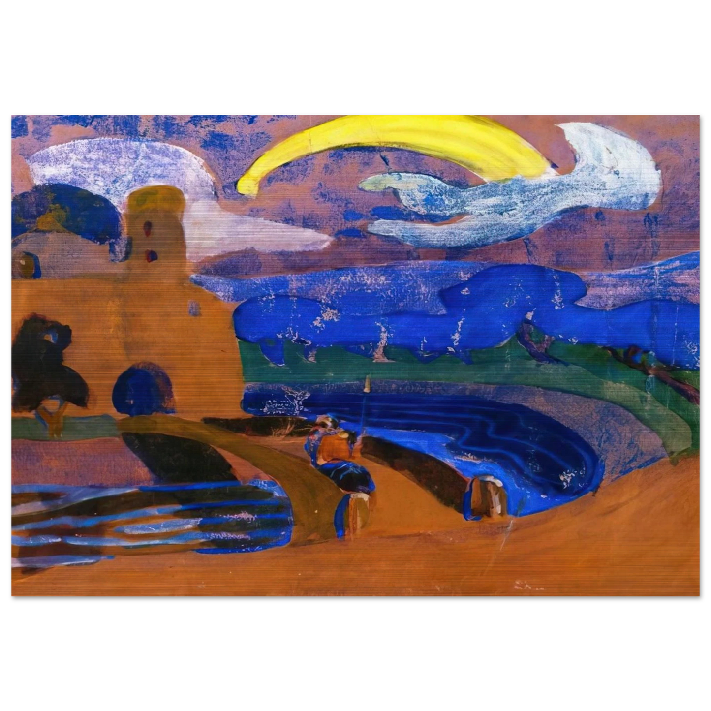COMET 1900 - Wassily Kandinsky Brushed Aluminum Print - 70x100 cm / 28x40 inches | Wassily Kandinsky Aluminum Print | Wassily Kandinsky Prints