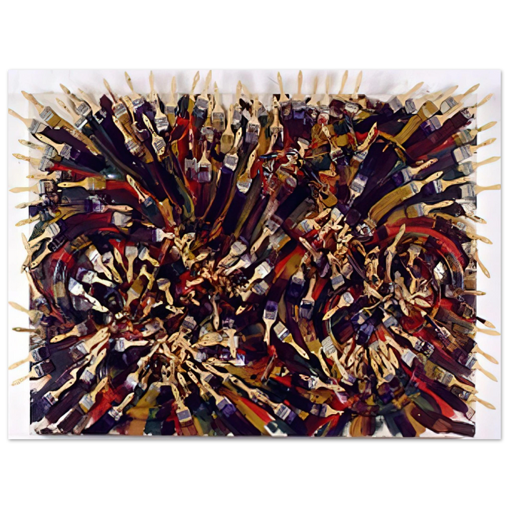 Arman - Untitled - 1995  75x100 cm / 30x40inches Fine Art Poster