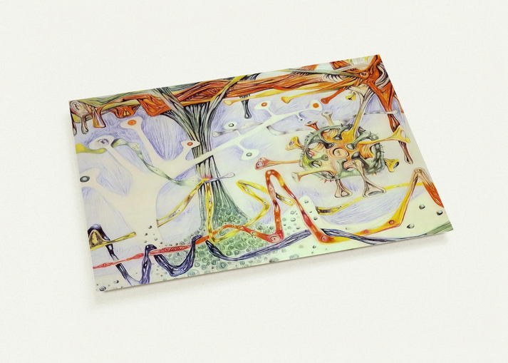 MORPHOLOGY 1937 By Roberto Matta Pack of 10 Post Cards | Roberto Matta Post Cards | A6 (10.5 x 14.8 cm) - 4.1 x 5.8 inches
