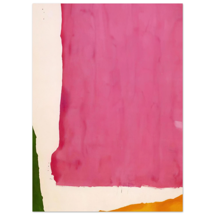Helen Frankenthaler - Mauve District - 1966 Wall art - 27x35 cm / 11x14 inches - Fine Art Poster-canvas - -