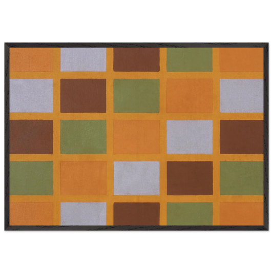 Untitled - 1968 N8 - Jeremy Moon 70x100 cm / 28x40 inches Framed Art Print – Black Wooden Frame